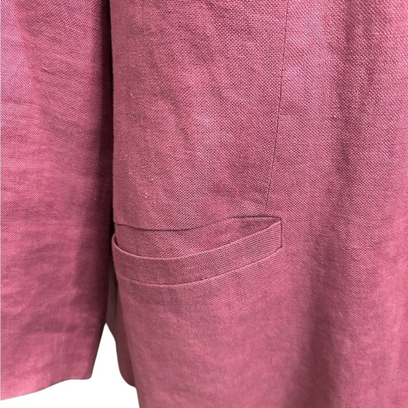 Style & Co Pink Linen Blazer, Size 16. - Picture 2 of 5